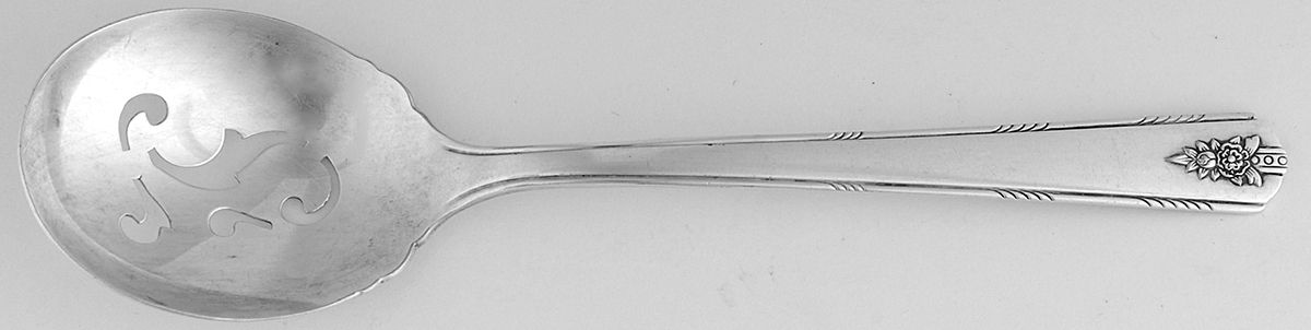 Linda (Silverplate, 1949) Large Sugar Sifter by Oneida Silver-1