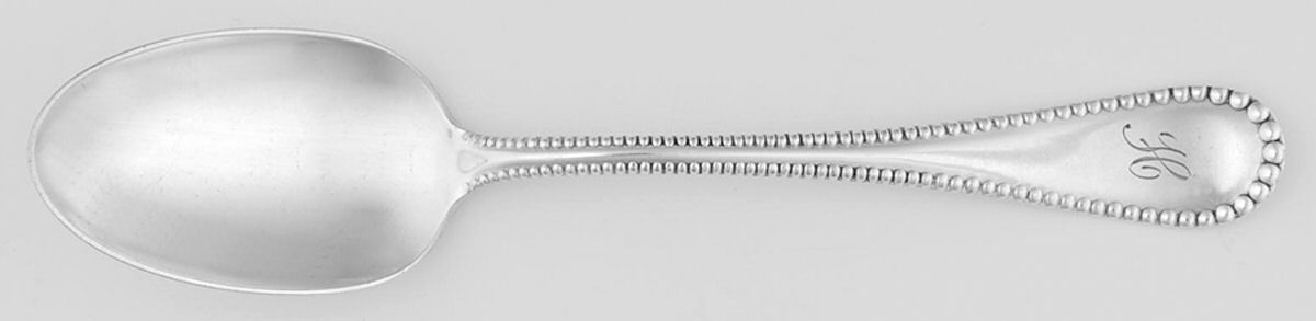 Linden (Silverplate, 1900) Oval Place Soup Spoon by Oneida Silver-1