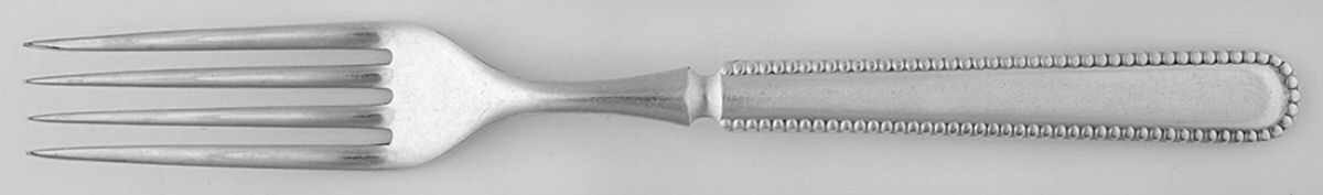 Linden (Silverplate, 1900) Indented Solid Handled Fork by Oneida Silver-1
