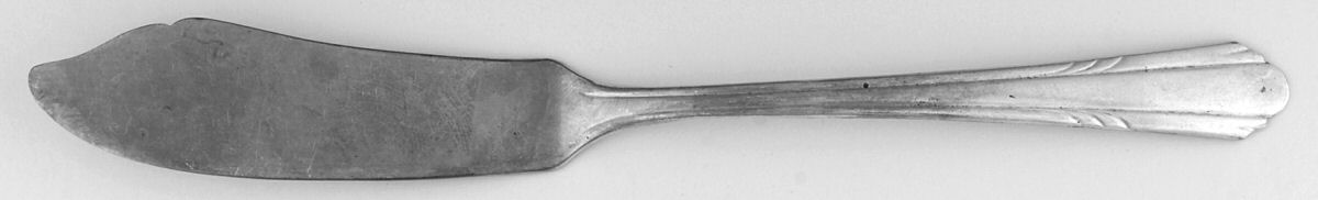 Linton-Adonis (Silverplate, 1933) Flat Handle Master Butter Knife by Oneida Silver-1