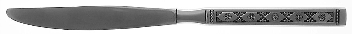 Lisbon (Stainless, Black Accent) Modern Hollow Knife by Oneida Silver-1