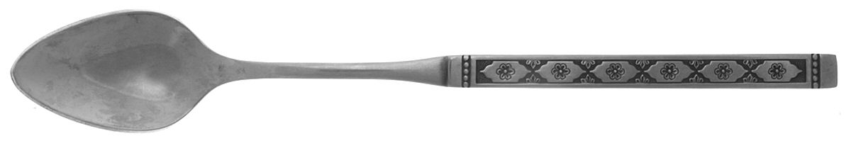 Lisbon (Stainless, Black Accent) Iced Tea Spoon by Oneida Silver-1