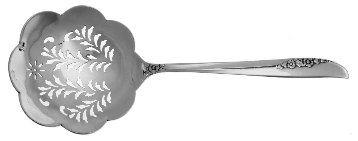 Lilac Time (Silverplate, 1957) Pea Spoon Silverplate Large HC by Oneida Silver-1