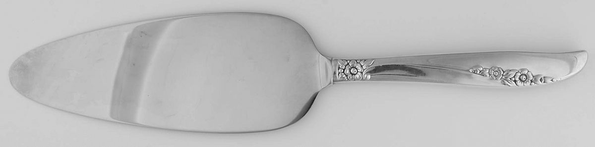 Lilac Time (Silverplate, 1957) Pie Server with Stainless Blade by Oneida Silver-1