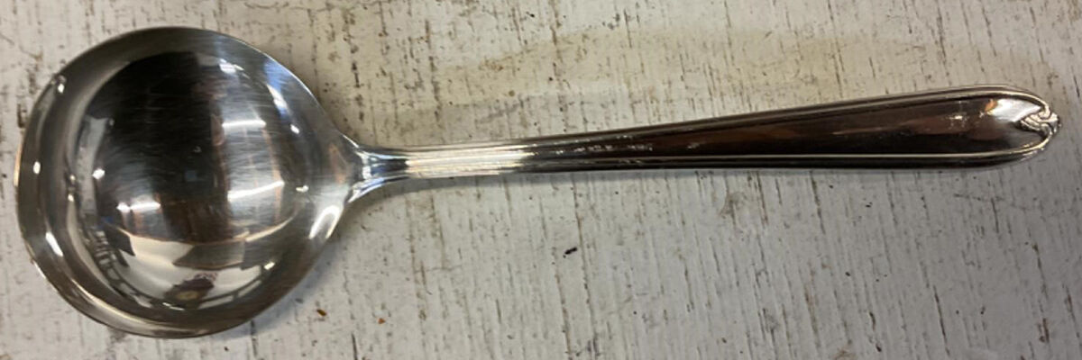 Longchamps-Chaumont (Silverplate-1935) Round Bowl Soup Spoon (Bouillon) by Oneida Silver-1