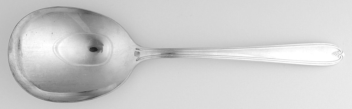 Longchamps-Chaumont (Silverplate-1935) Solid Smooth Casserole Spoon by Oneida Silver-1