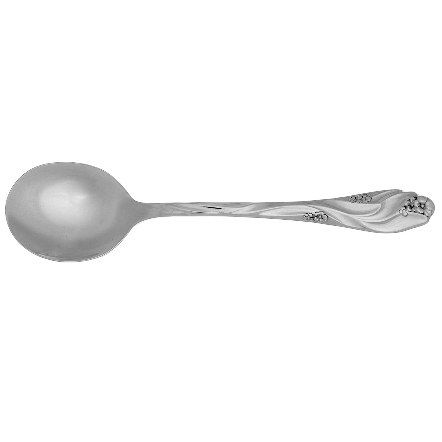 Lorilei (Stainless) Round Bowl Soup Spoon (Cream Soup) HC by Oneida Silver-1