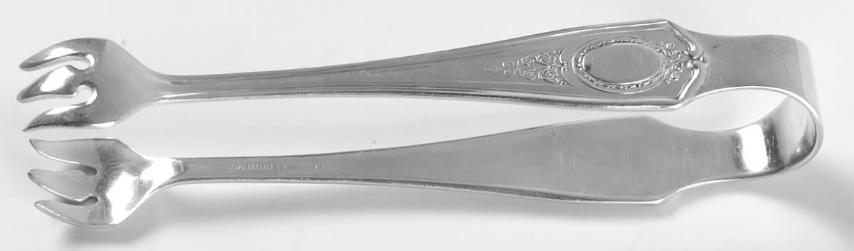 Louis XVI (Silverplate, 1911) Sugar Tongs by Oneida Silver-1