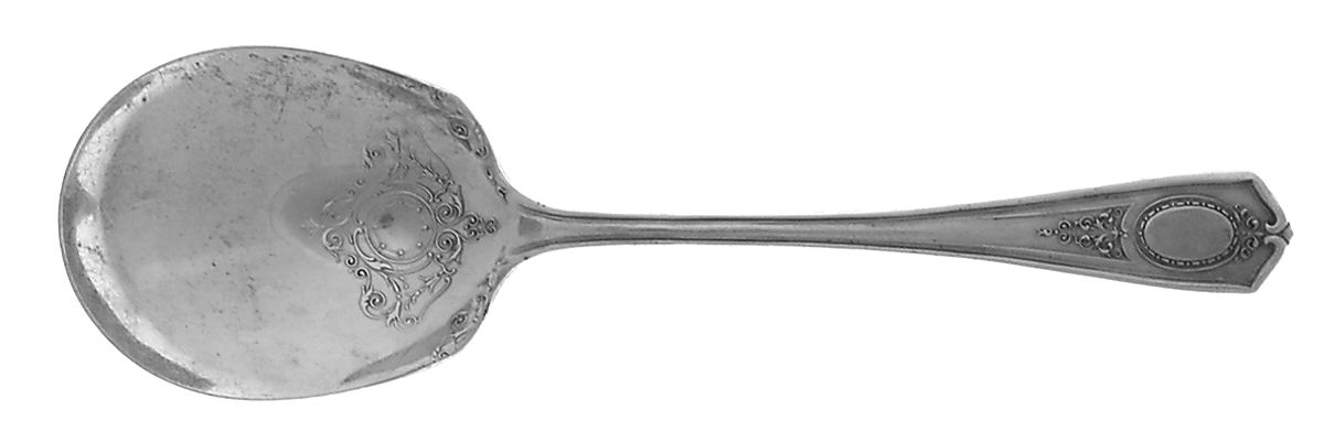 Louis XVI (Silverplate, 1911) Preserve Spoon by Oneida Silver-1