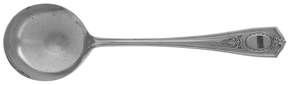 Louis XVI (Silverplate, 1911) Round Bowl Soup Spoon (Bouillon) by Oneida Silver-1