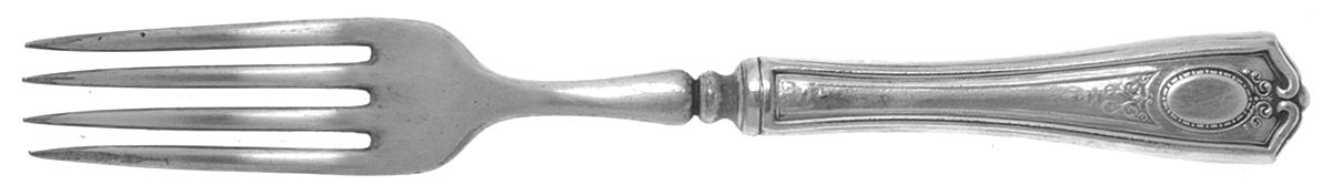 Louis XVI (Silverplate, 1911) Hollow Handle Fork by Oneida Silver-1