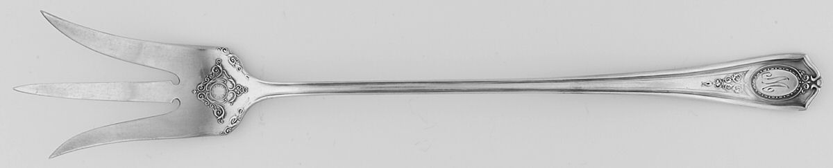 Louis XVI (Silverplate, 1911) Large Lettuce Serving Fork by Oneida Silver-1