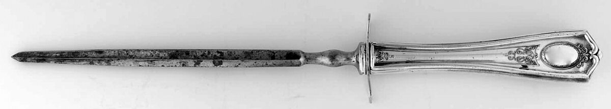 Louis XVI (Silverplate, 1911) Small Steel Rod Sharpener Knife by Oneida Silver-1