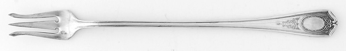 Louis XVI (Silverplate, 1911) Long Handle Pickle/Olive Fork by Oneida Silver-1