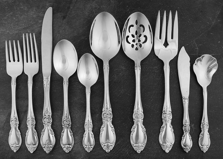 Louisiana (Stainless) 45 Piece Starter Set by Oneida Silver-1