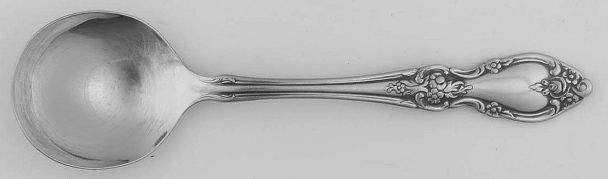 Louisiana (Stainless) Round Bowl Soup Spoon (Cream Soup) by Oneida Silver-1