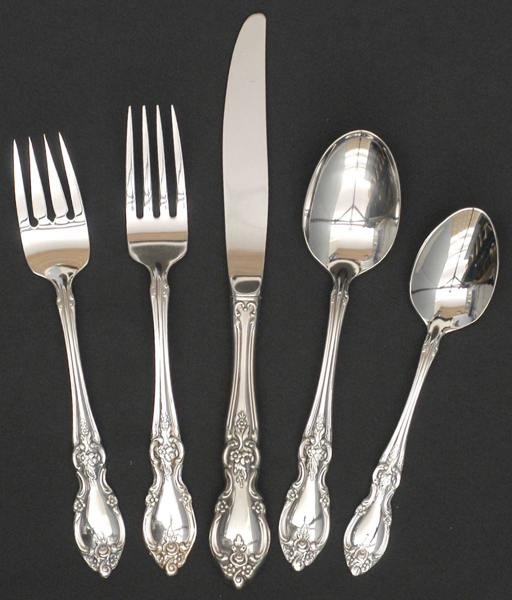 Louisiana (Stainless) 40  Piece Estate Set by Oneida Silver-1
