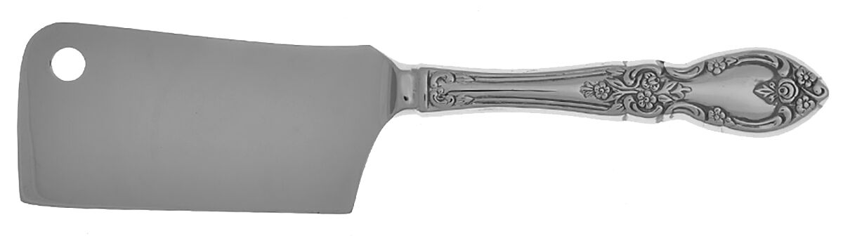Louisiana (Stainless) Cheese Cleaver with Stainless Blade HC by Oneida Silver-1