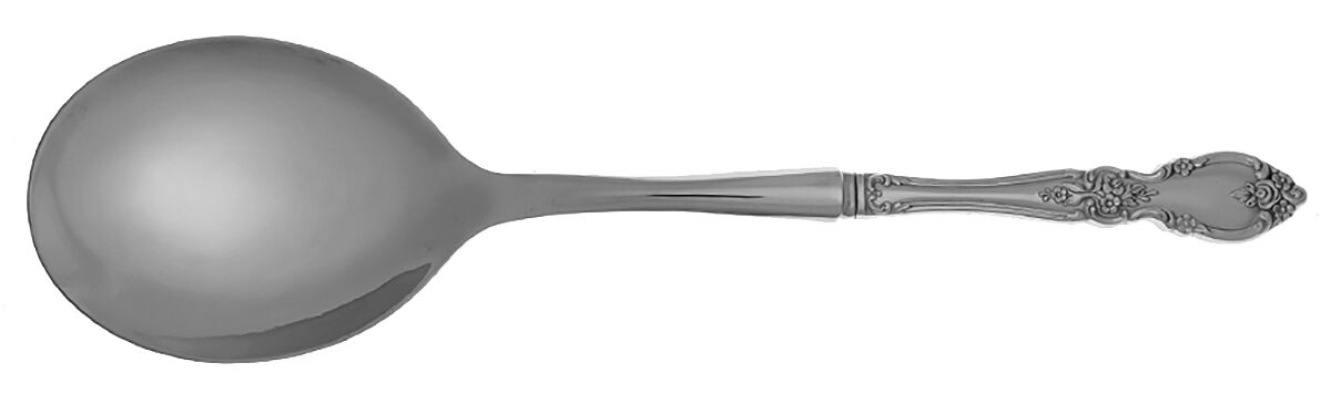 Louisiana (Stainless) Casserole Spoon with Smooth Stainless Bowl HC by Oneida Silver-1