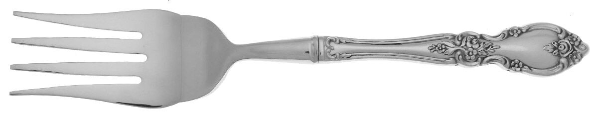 Louisiana (Stainless) Cold Meat Fork Large, Stainless Tines HC by Oneida Silver-1
