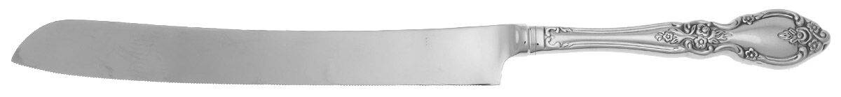 Louisiana (Stainless) Wedding Cake Knife with Stainless Blade HC by Oneida Silver-1