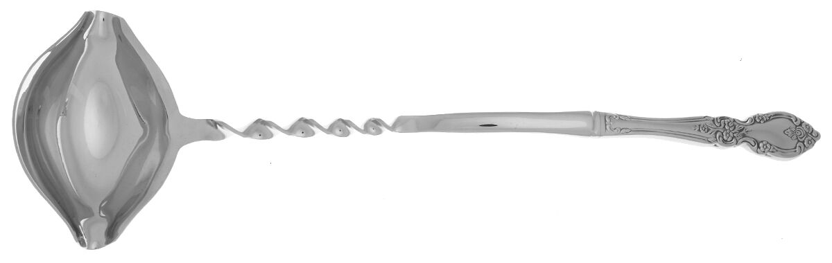 Louisiana (Stainless) Punch Ladle with Stainless Bowl HC by Oneida Silver-1