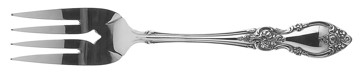 Louisiana (Stainless) Medium Solid Cold Meat Serving Fork by Oneida Silver-1