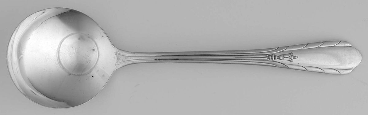 Lynnwood-Memory (Silverplate, 1934) Round Bowl Soup Spoon (Bouillon) by Oneida Silver-1