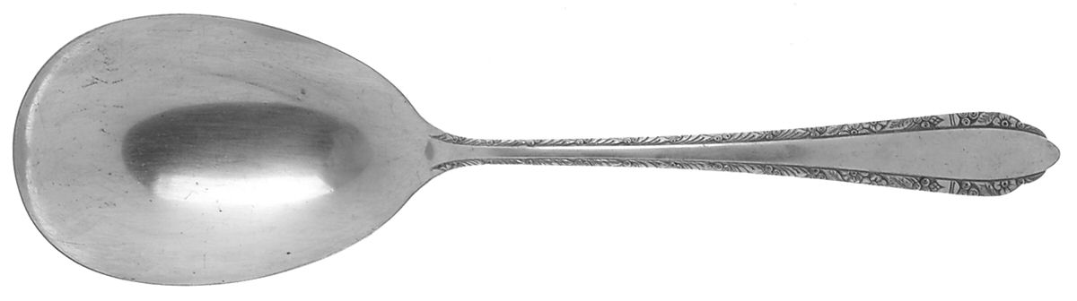 Madelon (Silverplate, 1935) Solid Salad Serving Spoon by Oneida Silver-1