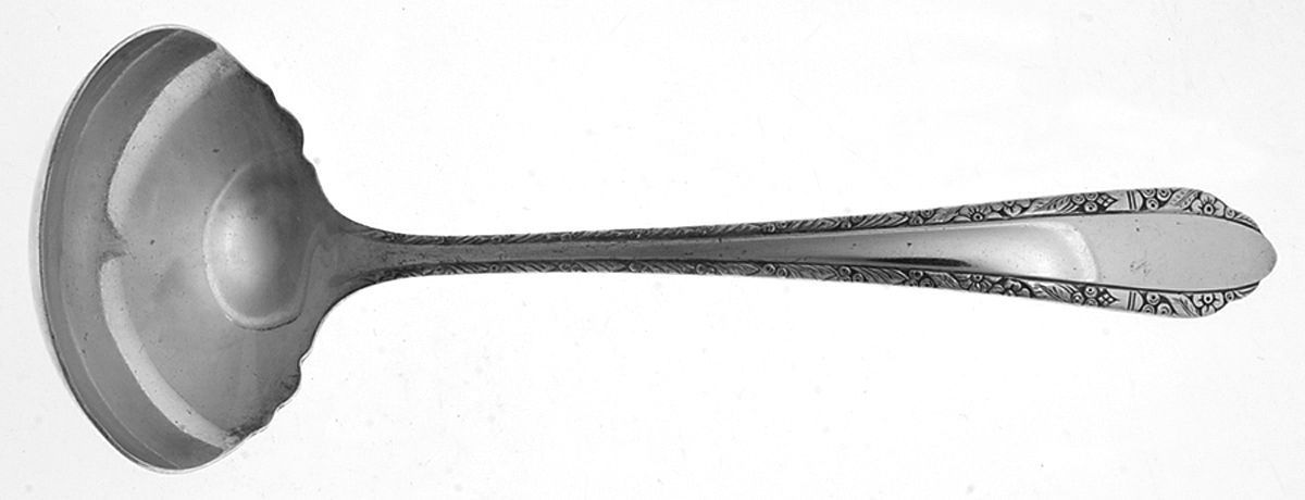 Madelon (Silverplate, 1935) Solid Gravy Ladle by Oneida Silver-1