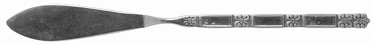 Madrid-No Black (Stainless) Flat Handle Master Butter Knife by Oneida Silver-1