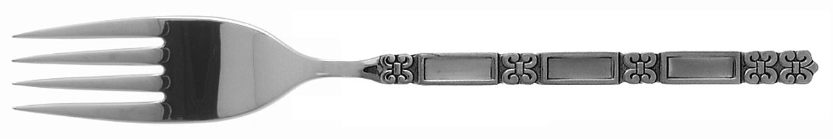 Madrid-No Black (Stainless) Fork by Oneida Silver-1