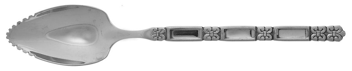 Madrid-No Black (Stainless) Fruit/Orange Spoon by Oneida Silver-1