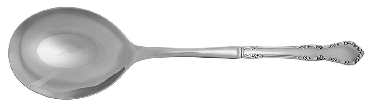 Mansion Hall (Stainless) Casserole Spoon with Smooth Stainless Bowl HC by Oneida Silver-1
