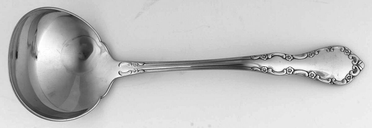 Mansion Hall (Stainless) Solid Gravy Ladle by Oneida Silver-1