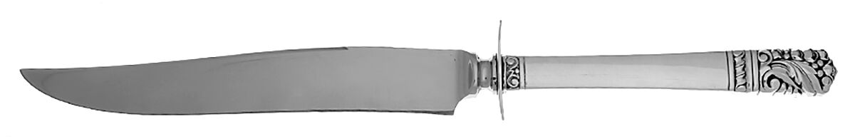 Mansion House (Sterling, 1948, Bright Finish) Small Steak Carving Knife with Stainless Blade by Oneida Silver-1