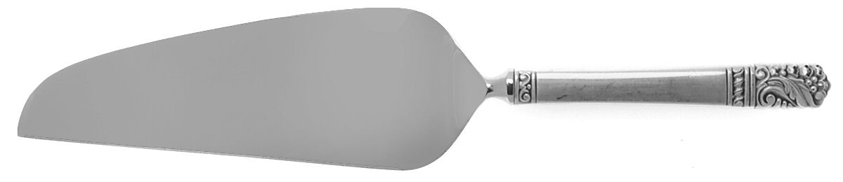 Mansion House (Sterling, 1948, Bright Finish) Pie & Cake Server with Stainless Blade by Oneida Silver-1