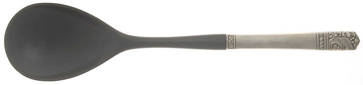 Mansion House (Sterling, 1948, Bright Finish) Salad Serving Spoon with Plastic Bowl by Oneida Silver-1