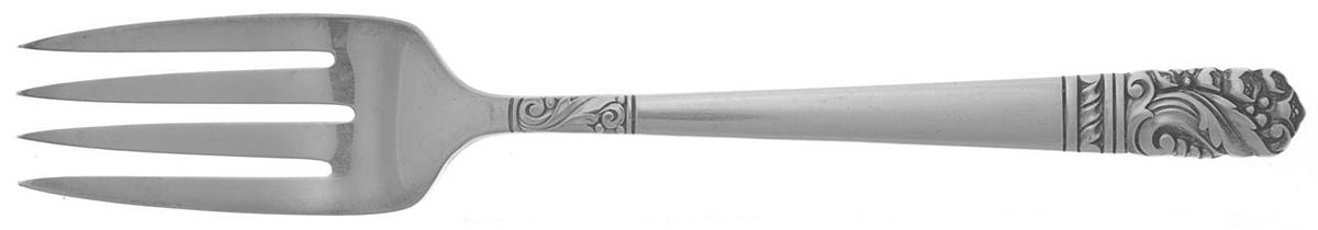 Mansion House (Sterling, 1948, Bright Finish) Individual Salad Fork by Oneida Silver-1