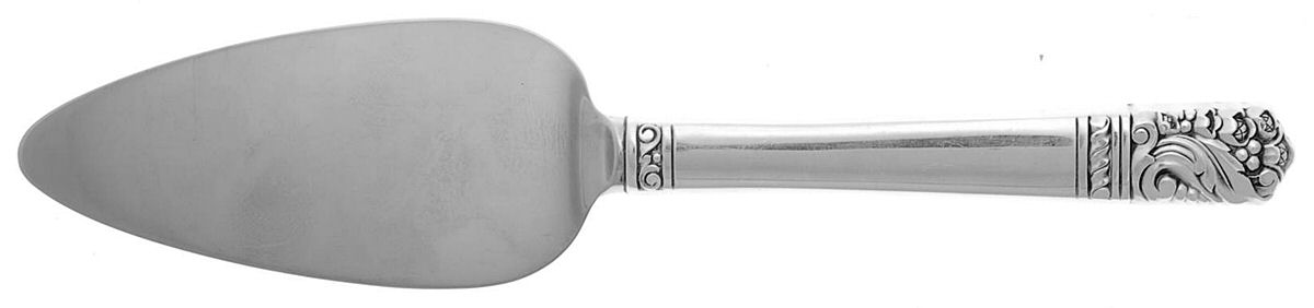 Mansion House (Sterling, 1948, Bright Finish) Cheese Server with Stainless Blade by Oneida Silver-1