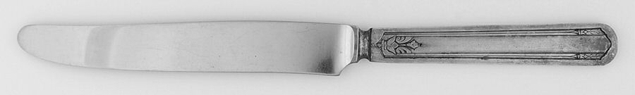 Malibu (Silverplate, 1934) New French Solid Indented Knife by Oneida Silver-1