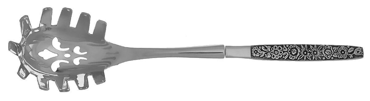 Malibu (Stainless) Pasta Server with Stainless Bowl HC by Oneida Silver-1