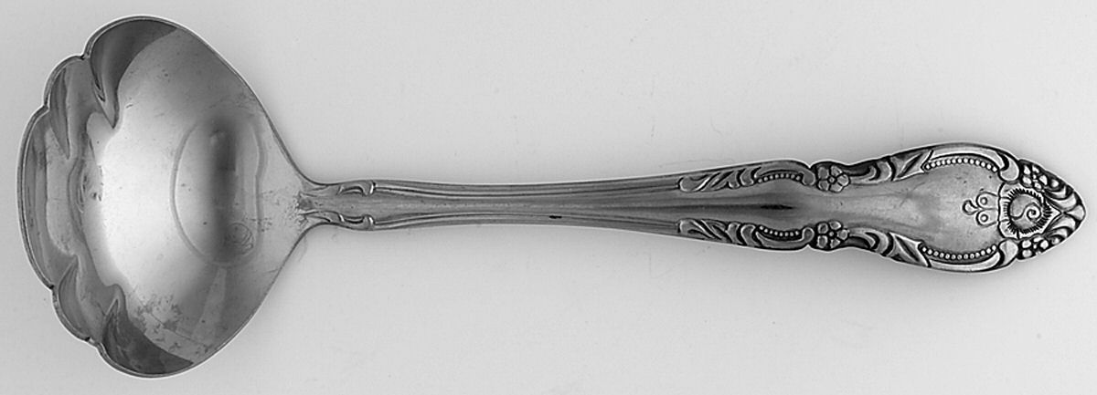 Malmaison (Stainless) Solid Gravy Ladle by Oneida Silver-1