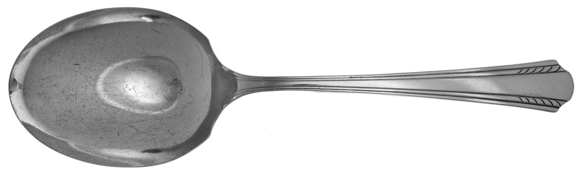 Mansfield (Silverplate, 1932) Solid Smooth Casserole Spoon by Oneida Silver-1