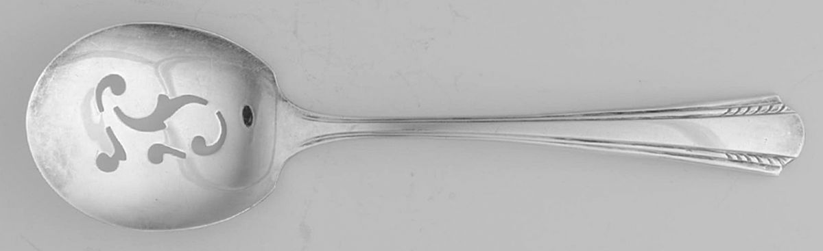 Mansfield (Silverplate, 1932) Large Solid Jelly Server by Oneida Silver-1