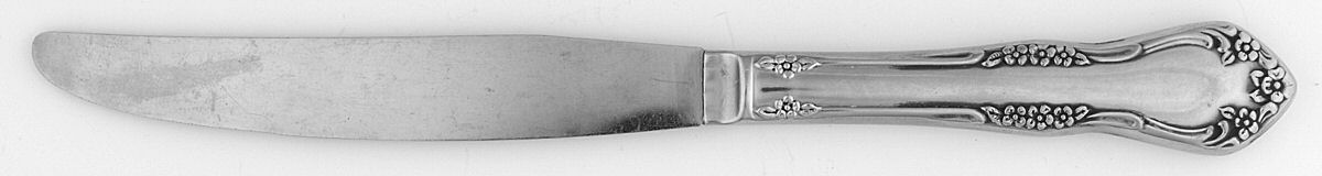 Mansfield (Stainless) Modern Hollow Knife-Pinched Handle by Oneida Silver-1