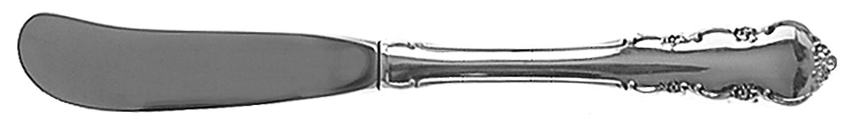 Martinique (Sterling, 1967) Butter Spreader Hollow Hdl-Paddle/Stainless Blade by Oneida Silver-1