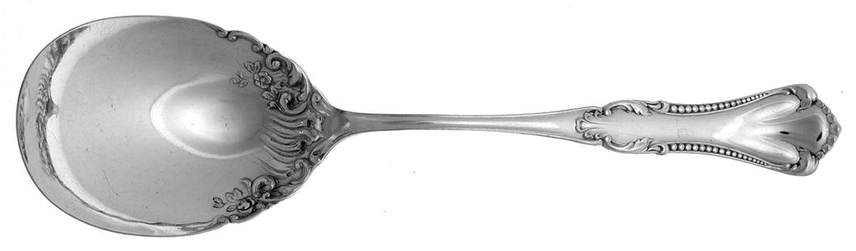 Marcella (Silverplate, 1905) Solid Salad Serving Spoon by Oneida Silver-1