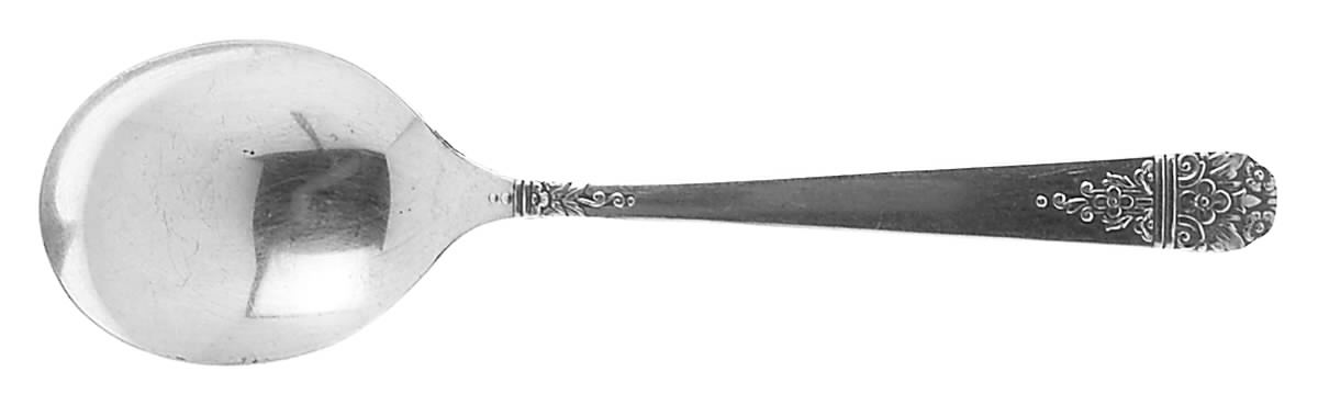 Margate (Silverplate, 1938) Round Bowl Soup Spoon (Cream Soup) by Oneida Silver-1