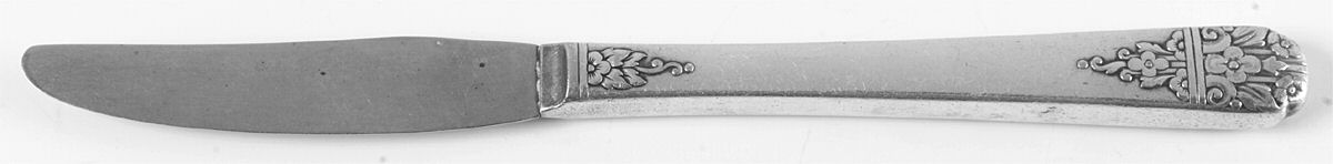 Margate (Silverplate, 1938) Modern Hollow Grille Knife by Oneida Silver-1